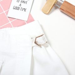 Quần Váy Kaki Túi Hộp Tà Chéo Bé Gái
