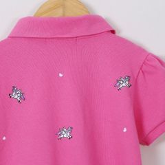 Đầm Thun Polo Tùng Xòe Bé Gái Pony