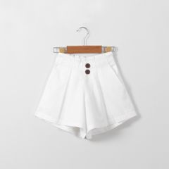 Quần Váy Kaki Ống Xếp Ly 2 Nút