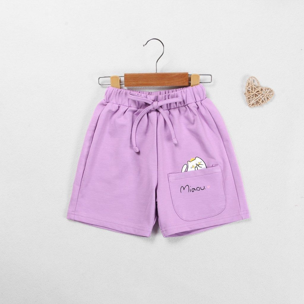 Quần Sọt Thun Da Cá Unisex In Hình CAT & DOG Siêu Dễ Thương Nexxi
