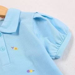 Áo Thun Polo Bé Gái Hoạ Tiết Icecream