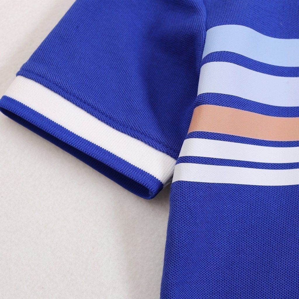 Áo Thun Polo Bé Trai In Sọc Authentic