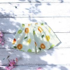 Quần Đùi Kate Hoạt Tiết Trái Cây Bé Gái