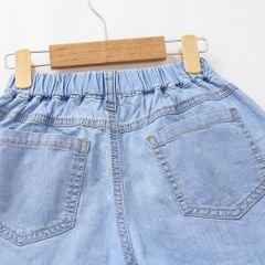 Quần Giả Váy Jean Mềm Thêu Chữ In Hình Kuromi Hotrend Cho Bé Gái Nexxi