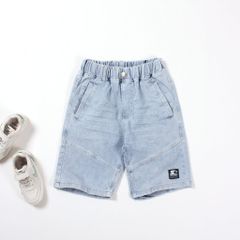 Quần Lửng Jean Thêu Logo Starter Bé Trai