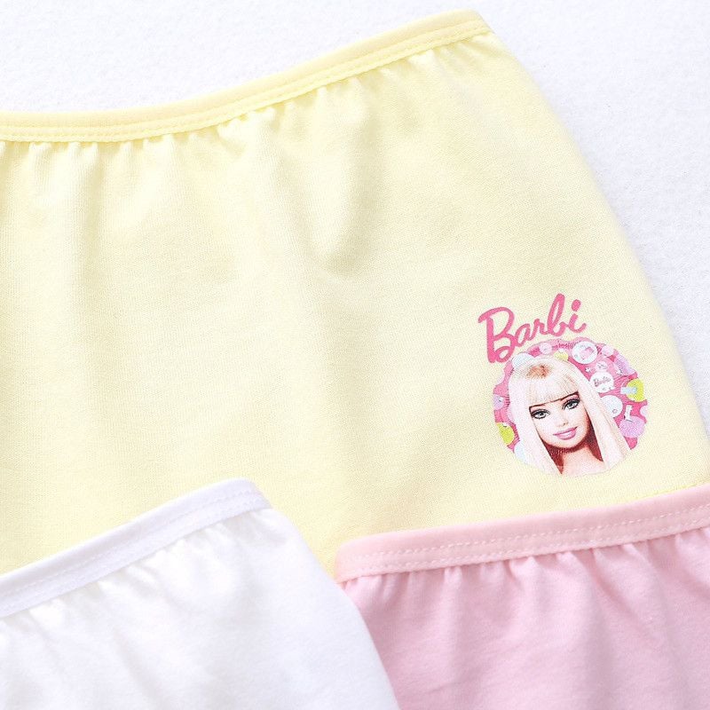 Lốc 5 Quần Chíp Bé Gái Barbie In Nhiều Hình (Màu Ngẫu Nhiên)