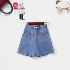 Quần Jean Lửng Bé Gái 2 Túi Trước