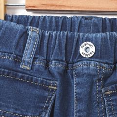 Quần Đùi Jean Lưng Cao Túi Nắp Bé Gái