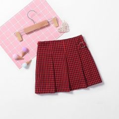 Chân Váy Caro Xếp Ly Xinh Xắn Cho Bé Gái