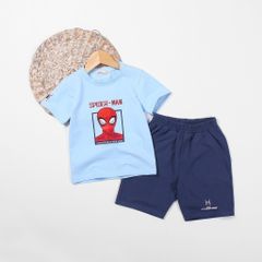 Bộ Thun Lửng Ngắn Tay Spiderman Bé Trai