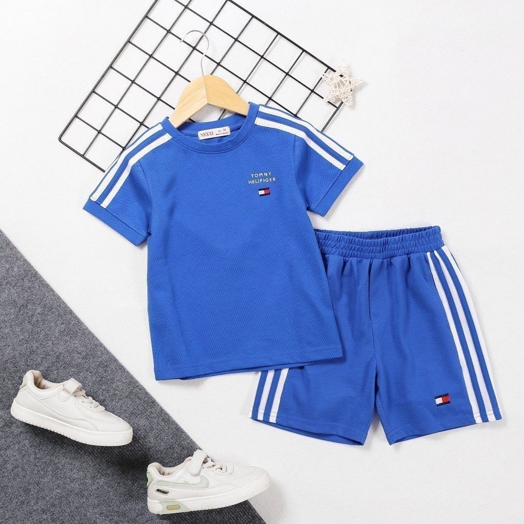 Bộ Quần Đùi Áo Thun Ngắn Tay Thể Thao Tommy Bé Trai
