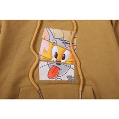Áo Hoodie  Da Cá  Bé Gái Có Nón In Tom & Jerry Năng Động Nexxi