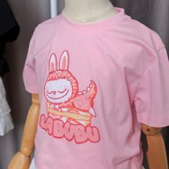 Set Bé Gái Chân Váy Xếp Tầng Kèm Áo Thun Họa Tiết Labubu Hottrend Nexxi