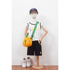 Bộ Thun Đùi Áo Sát Nách Sọc Lakers Bé Trai
