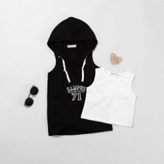 Set Váy Thể Thao Bé Gái Cá Tính Kèm Áo Sát Nách Campus