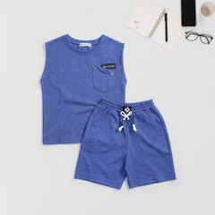 Bộ Thun Sát Nách Túi Gấp Brian Kèm Quần Đùi  Bé Trai Nexxi