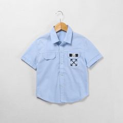 Áo Sơ Mi Ngắn Tay Bé Trai In Họa Tiết Mũi Tên