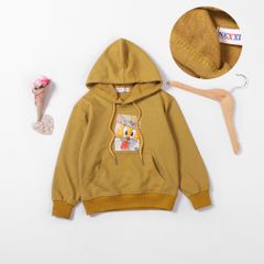 Áo Hoodie  Da Cá  Bé Gái Có Nón In Tom & Jerry Năng Động Nexxi