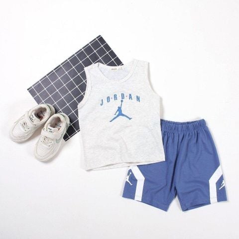 Bộ Quần Đùi Áo Thun Sát Nách Jordan Bé Trai