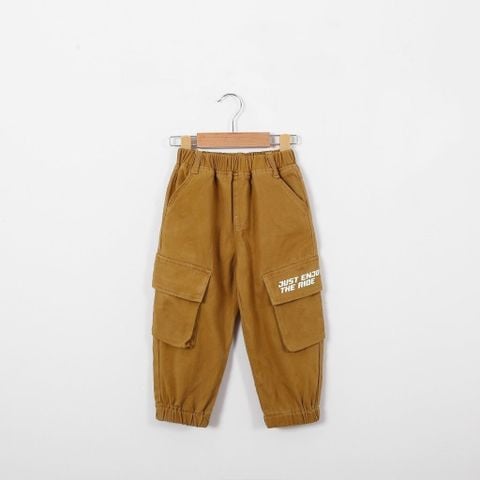 Quần Jogger Túi Hộp Bé Trai Just Enjoy The Ride