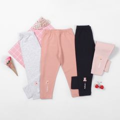 Quần Legging Dài Bé Gái Thêu Nơ Roce Bean