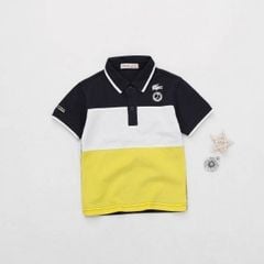 Áo Thun Polo Bé Trai Phối Màu Logo Cá Sấu
