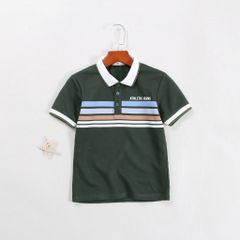 Áo Thun Polo Bé Trai In Sọc Authentic