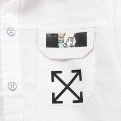 Áo Sơ Mi Ngắn Tay Bé Trai In Họa Tiết Mũi Tên Nexxi