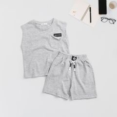 Bộ Thun Sát Nách Túi Gấp Brian Kèm Quần Đùi  Bé Trai Nexxi