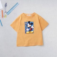 Áo Thun Form Rộng Unisex In Hình Mickey