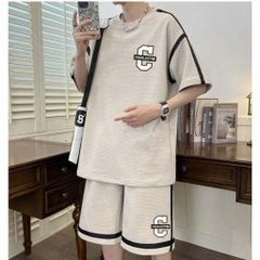 Bộ Thun Lửng Thể Thao Form Rộng Bé Trai In CHARLESTON