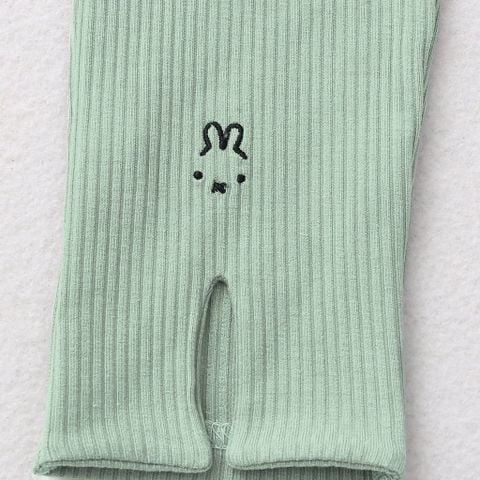Quần Legging Dài Xẻ Lai Thêu Hình Thỏ Cho Bé Gái
