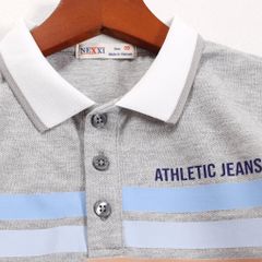 Áo Thun Polo Bé Trai In Sọc Authentic