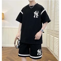 Bộ Thun Thể Thao Form Rộng Bé Trai In NY