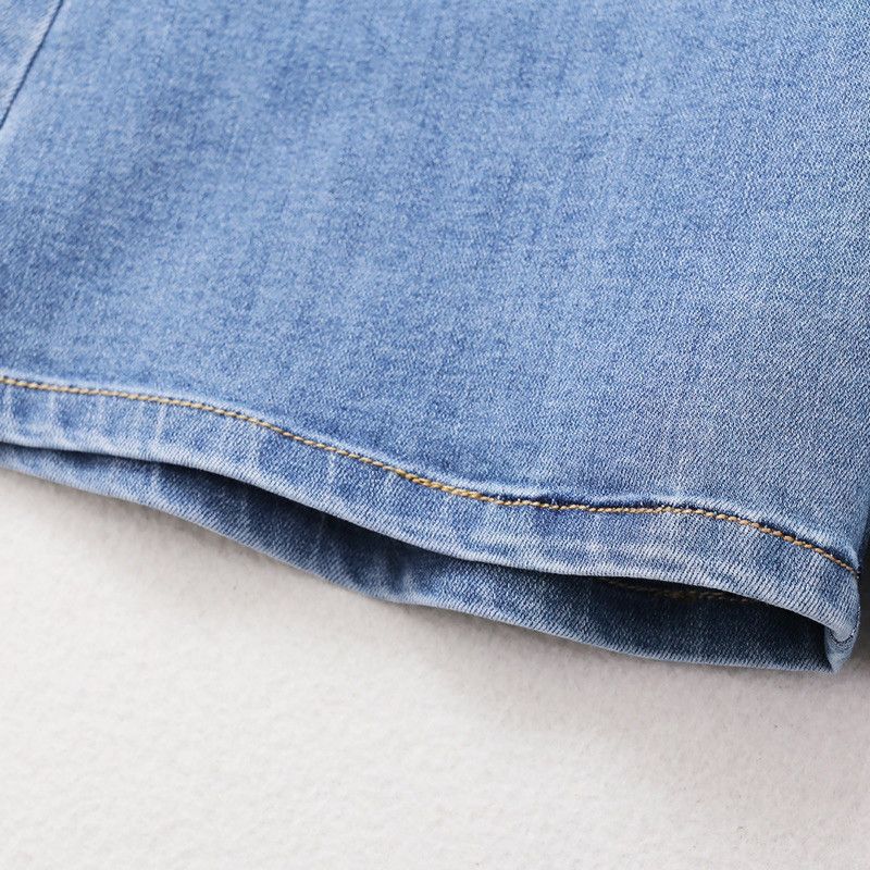 Quần Jean Lửng Bé Gái 2 Túi Trước