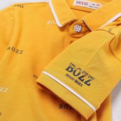 Áo Thun Polo Bé Trai In Hoạ Tiết Bozz