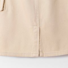 Chân Váy Midi Chất Liệu Kaki Túi Hộp 2 Túi Giả