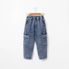 Quần Jogger Jean Bé Trai Túi Hộp