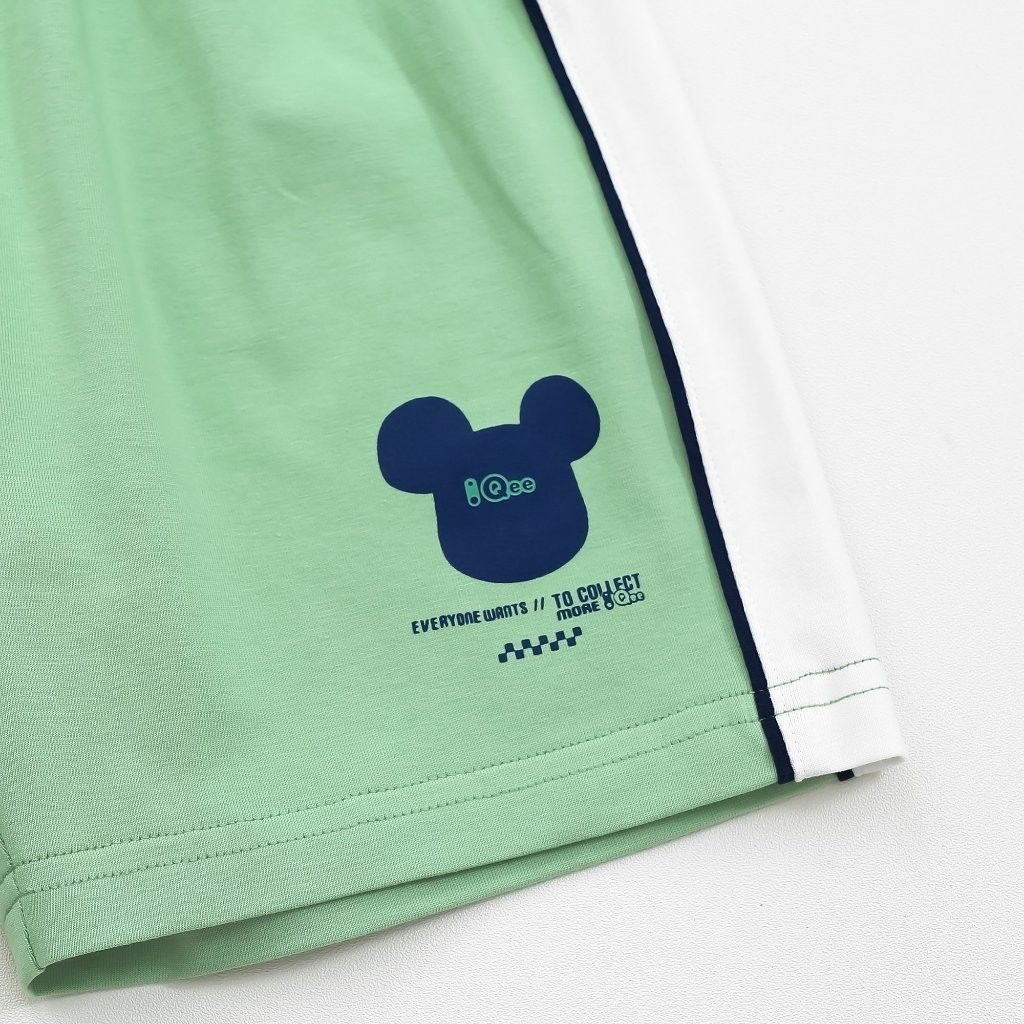 Bộ Thun Sát Nách Cho Bé Trai In Hoạ Tiết Gấu Qee