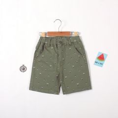 Quần Kaki Lửng Hoạ Tiết Cánh Buồm Bé Trai