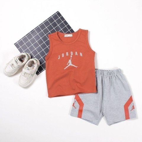 Bộ Quần Đùi Áo Thun Sát Nách Jordan Bé Trai