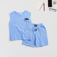 Bộ Thun Sát Nách Túi Gấp Brian Kèm Quần Đùi  Bé Trai Nexxi