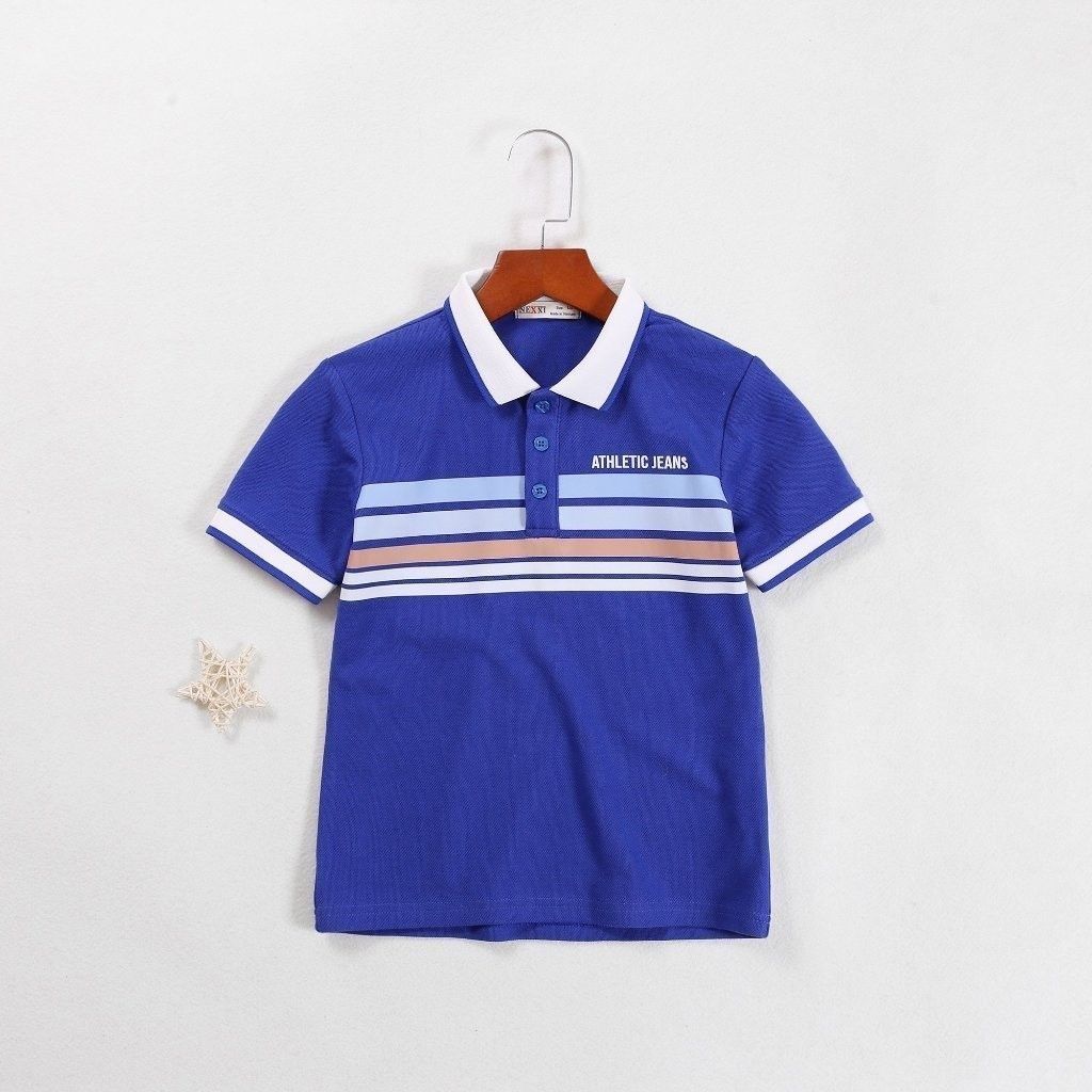 Áo Thun Polo Bé Trai In Sọc Authentic