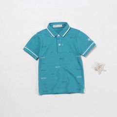 Áo Thun Polo Bé Trai In Hoạ Tiết Bozz