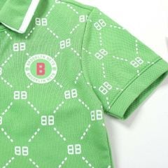 Áo Thun Cổ Bẻ In Hoạ Tiết Bb Bé Trai