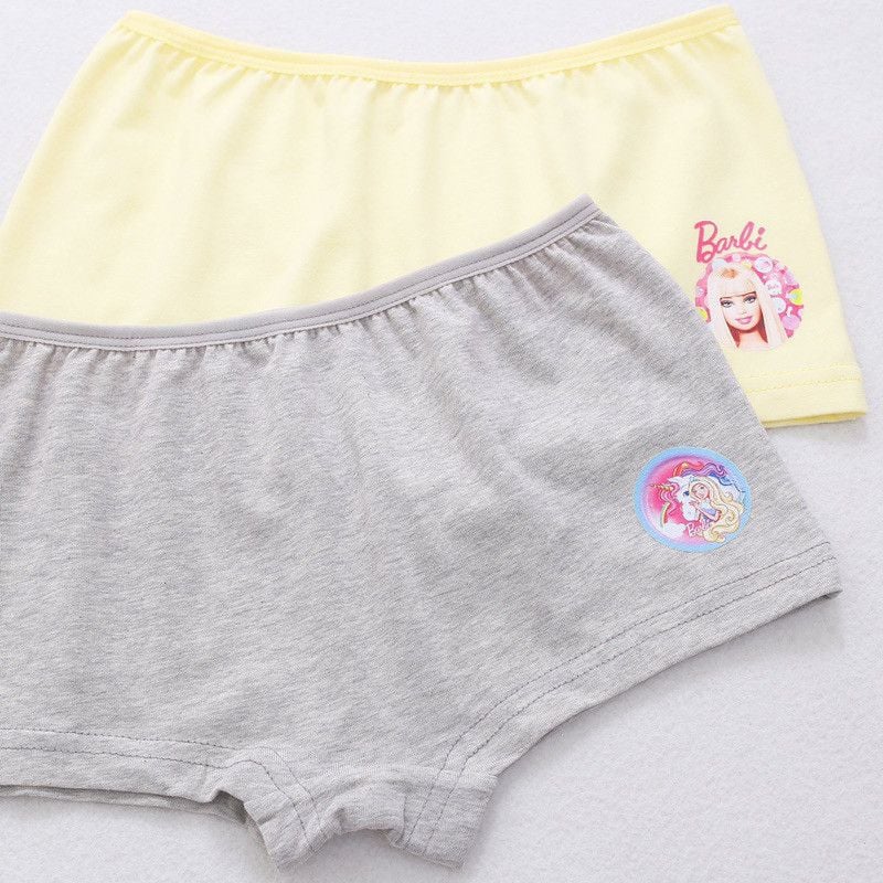 Lốc 5 Quần Chíp Bé Gái Barbie In Nhiều Hình (Màu Ngẫu Nhiên)