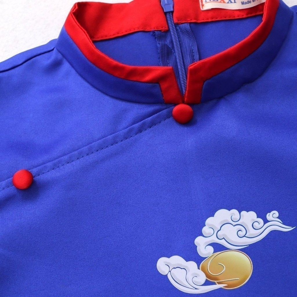 Áo Dài Bé Trai In Hoạ Tiết Rồng Mây (Không Kèm Quần)