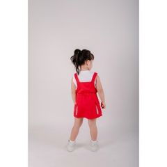 Set Yếm Váy Bé Gái Kèm Áo Thun Sát Nách Soda