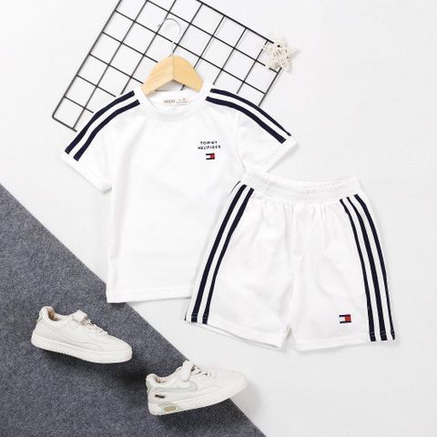 Bộ Quần Đùi Áo Thun Ngắn Tay Thể Thao Tommy Bé Trai