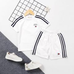 Bộ Quần Đùi Áo Thun Ngắn Tay Thể Thao Tommy Bé Trai